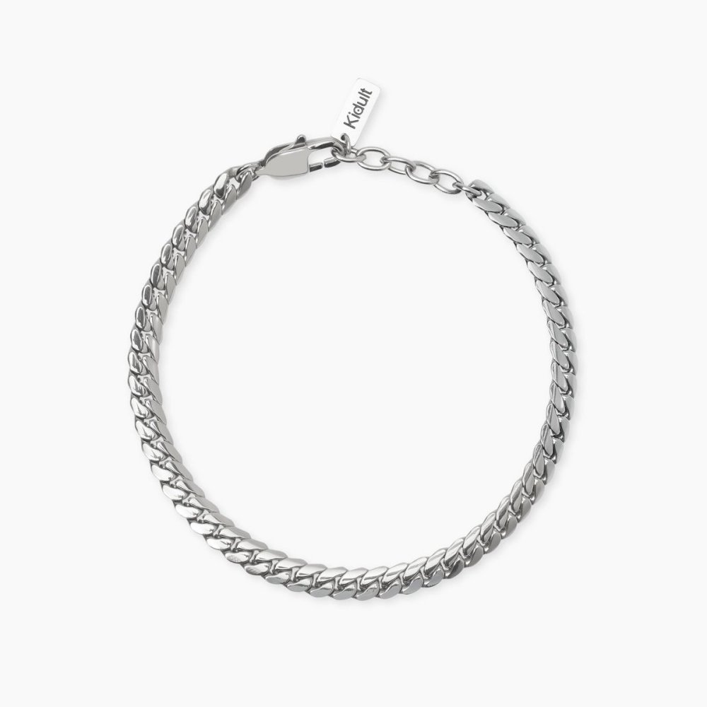 Kidult - Bracciale In Acciaio 316L - Lunghezza Regolabile