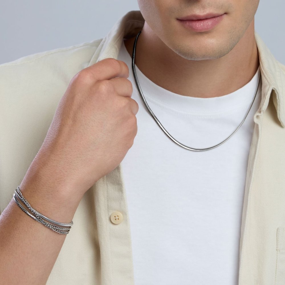 Kidult - Collana In Acciaio 316L - Catena Snake