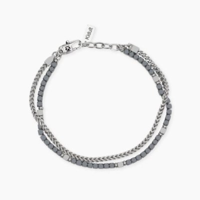 Kidult - Bracciale Ematite - Acciaio 316L