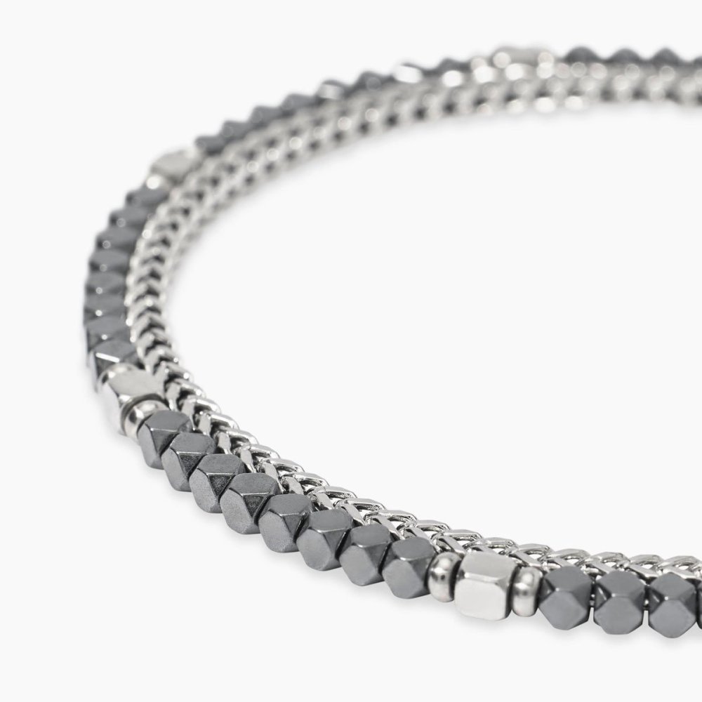 Kidult - Bracciale Ematite - Acciaio 316L