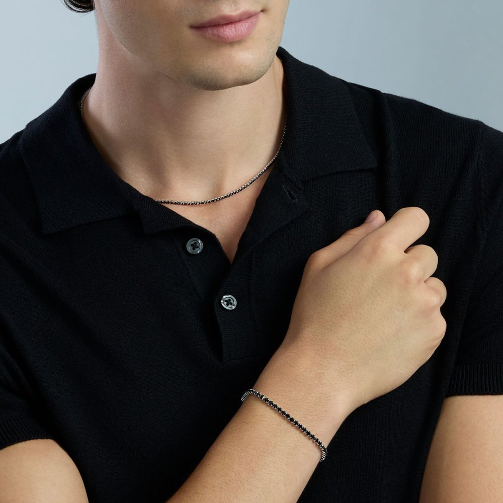 Kidult - Bracciale Tennis - Acciaio 316L - Cristalli