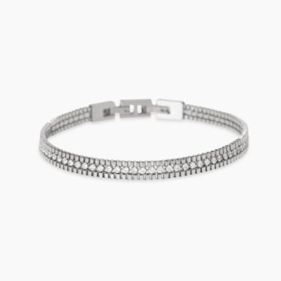 Kidult - Bracciale In Acciaio - Cristalli