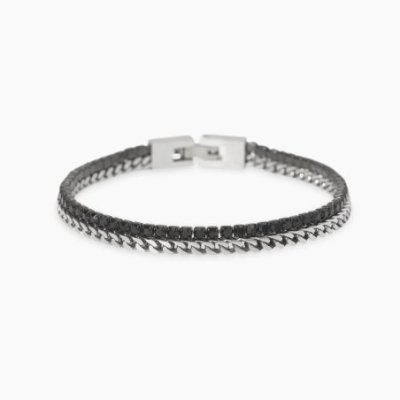 Kidult - Bracciale Tennis - Acciaio 316L - Cristalli