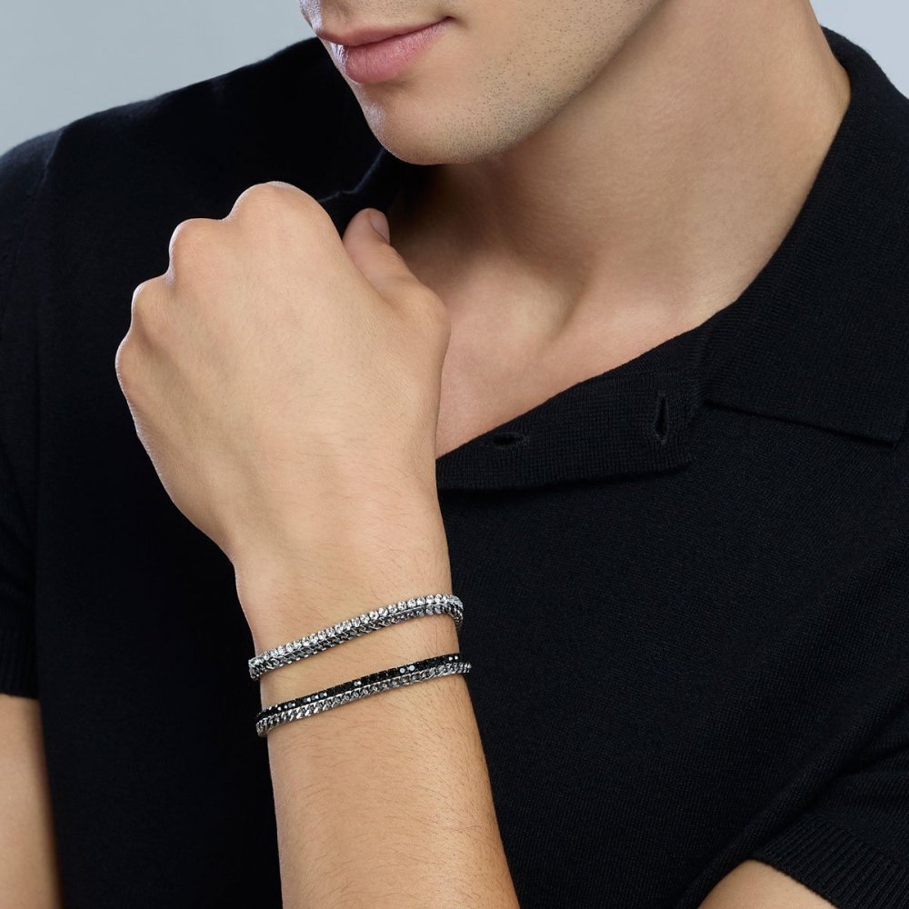 Kidult - Bracciale Tennis - Acciaio 316L - Cristalli