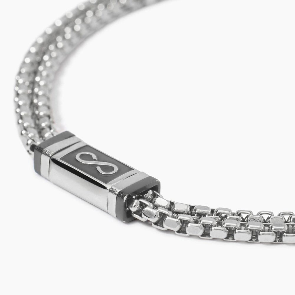 Kidult - Bracciale In Acciaio - Pvd Nero