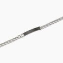 Kidult - Bracciale In Acciaio - Pvd Nero - Cristalli