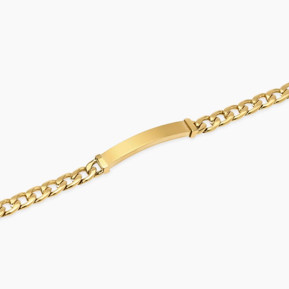 Kidult - Bracciale In Acciaio - Pvd Giallo