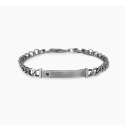 Kidult - Bracciale In Acciaio - Pvd Gunmetal
