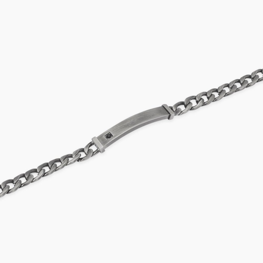 Kidult - Bracciale In Acciaio - Pvd Gunmetal