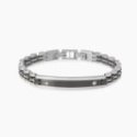 Kidult - Bracciale In Acciaio - Pvd Gunmetal
