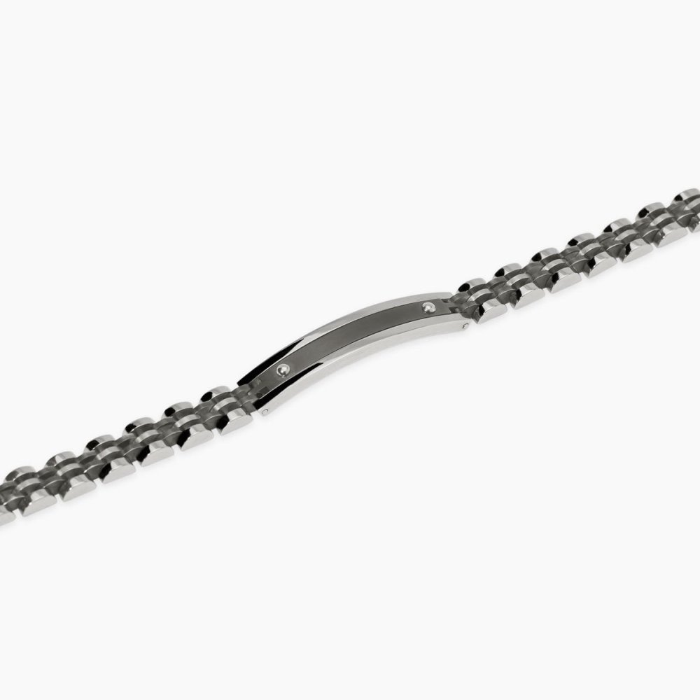 Kidult - Bracciale In Acciaio - Pvd Gunmetal