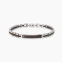 Kidult - Bracciale In Acciaio - Pvd Gunmetal