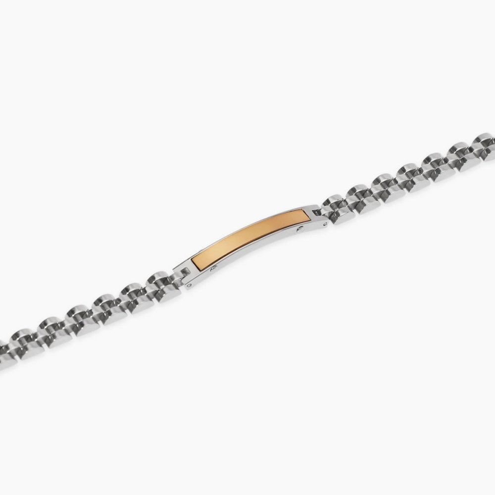 Kidult - Bracciale In Acciaio - Pvd Giallo