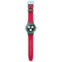 Swatch - Neon Emerald Chrono - Verde - Rosso