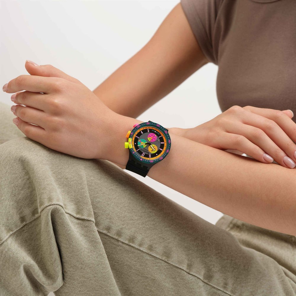 Swatch - Neon Seppia - Cronografo Oversize