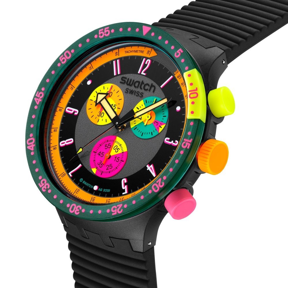 Swatch - Neon Seppia - Cronografo Oversize