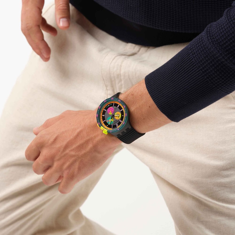 Swatch - Neon Seppia - Cronografo Oversize