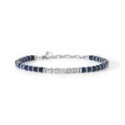 Comete Gioielli - Bracciale Acciaio - Agata Blu