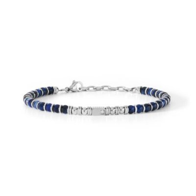Comete Gioielli - Bracciale Acciaio - Agata Blu