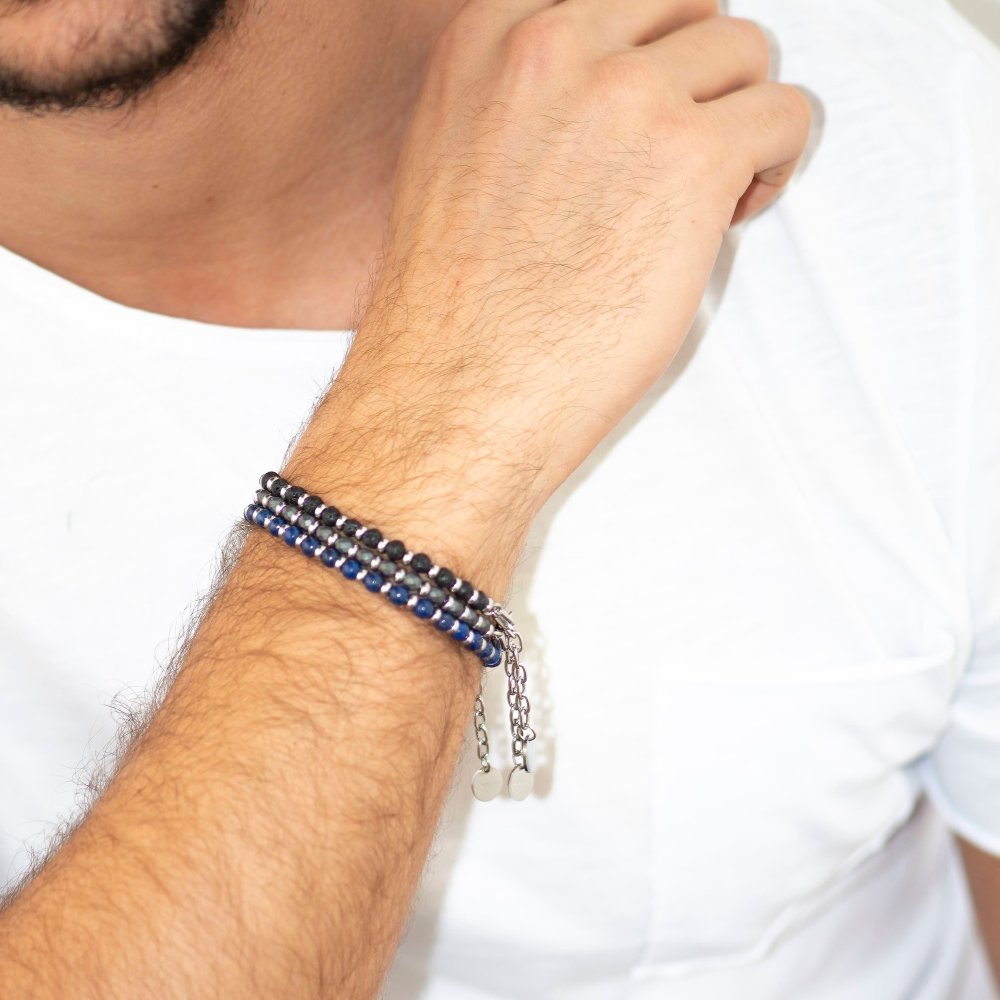 Comete Gioielli - Bracciale Lapis Blu - Acciaio
