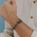 Comete Gioielli - Bracciale Onice - Acciaio - Pvd Nero