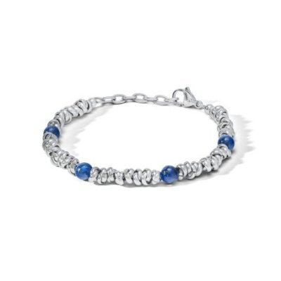 Comete Gioielli - Bracciale Acciaio - Lapislazzuli