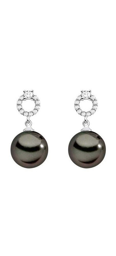 Comete Gioielli - Orecchini B - Diamanti - Perle