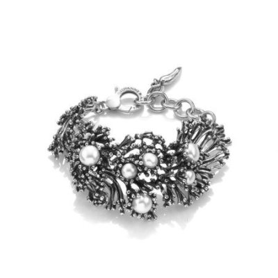 Giovanni Raspini - Bracciale Anemone - Argento 925 - Perle