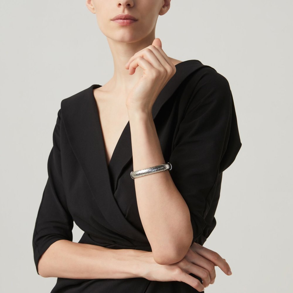 Giovanni Raspini - Bangle Moon Rock - Argento 925