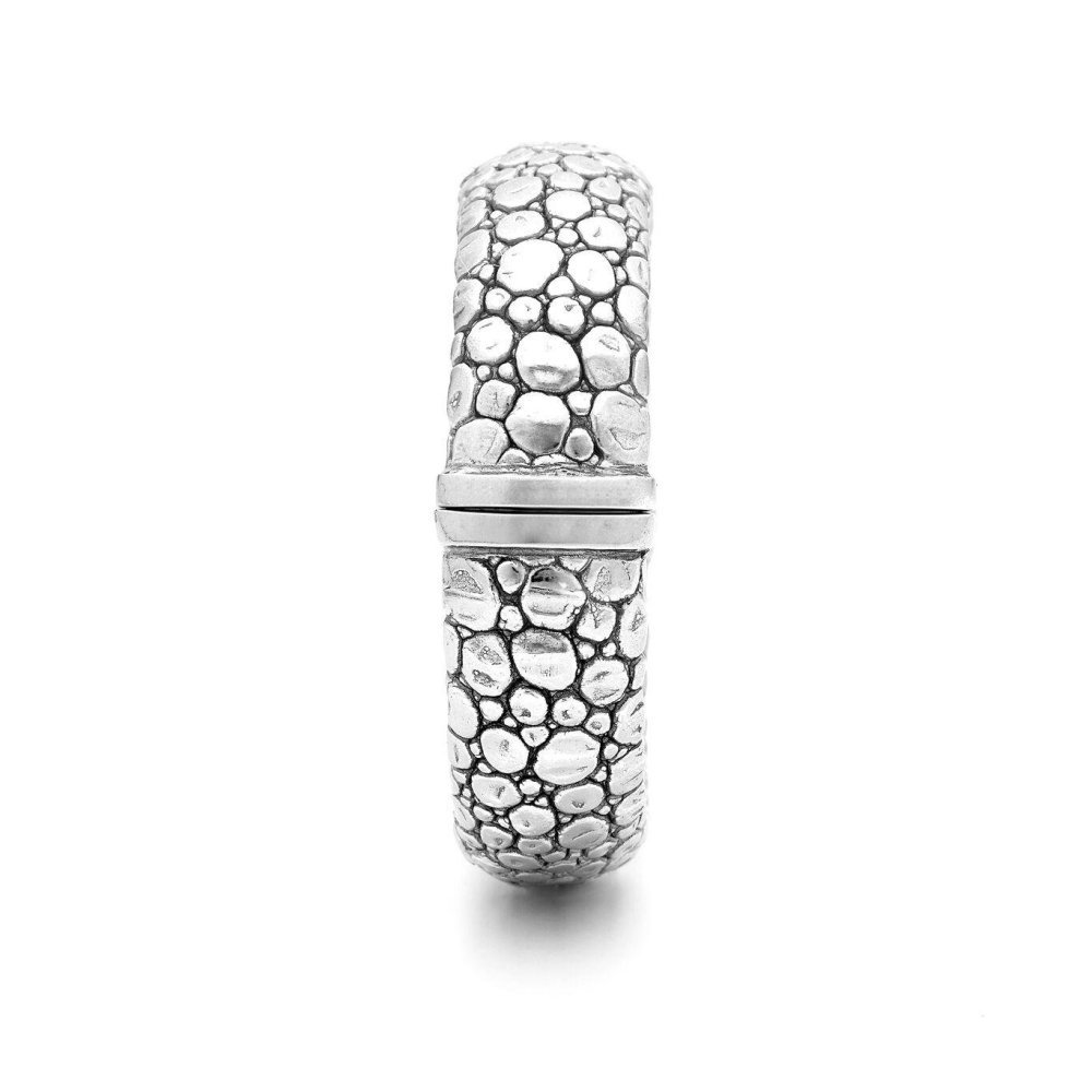 Giovanni Raspini - Bangle Croco - Argento 925 - Fatto A Mano