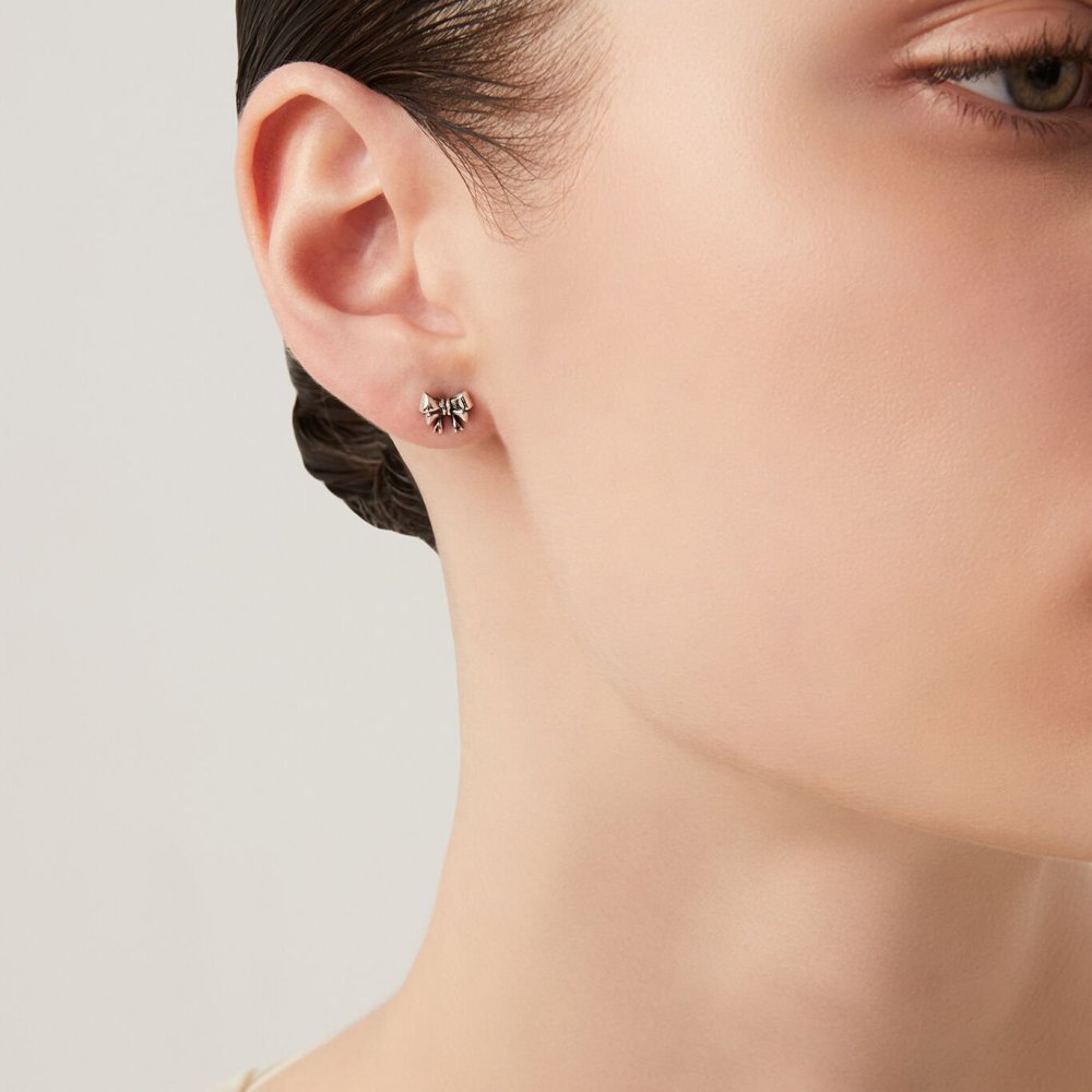 Giovanni Raspini - Orecchini Mini Fiocco - Argento