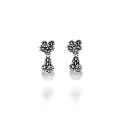 Giovanni Raspini - Orecchini Drops - Argento 925 - Perle