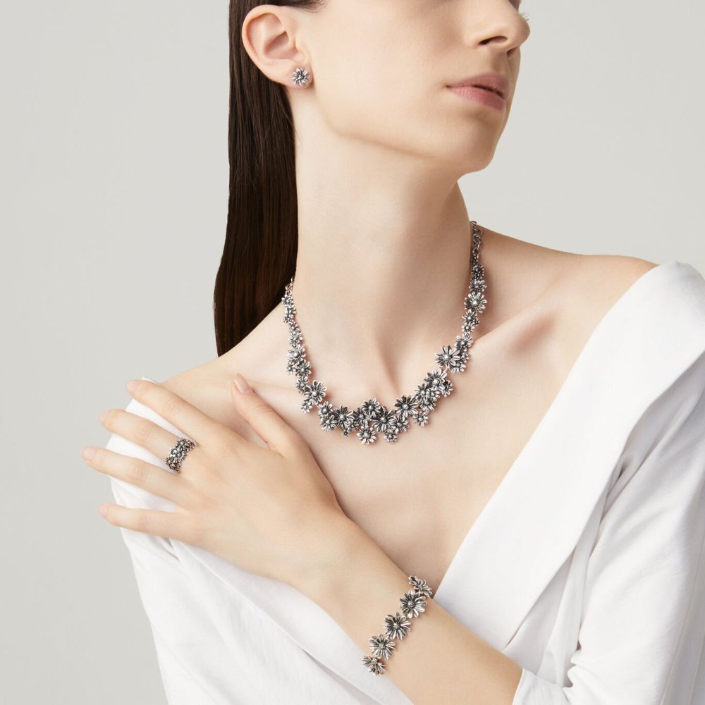 Giovanni Raspini - Bracciale Margherite - Argento