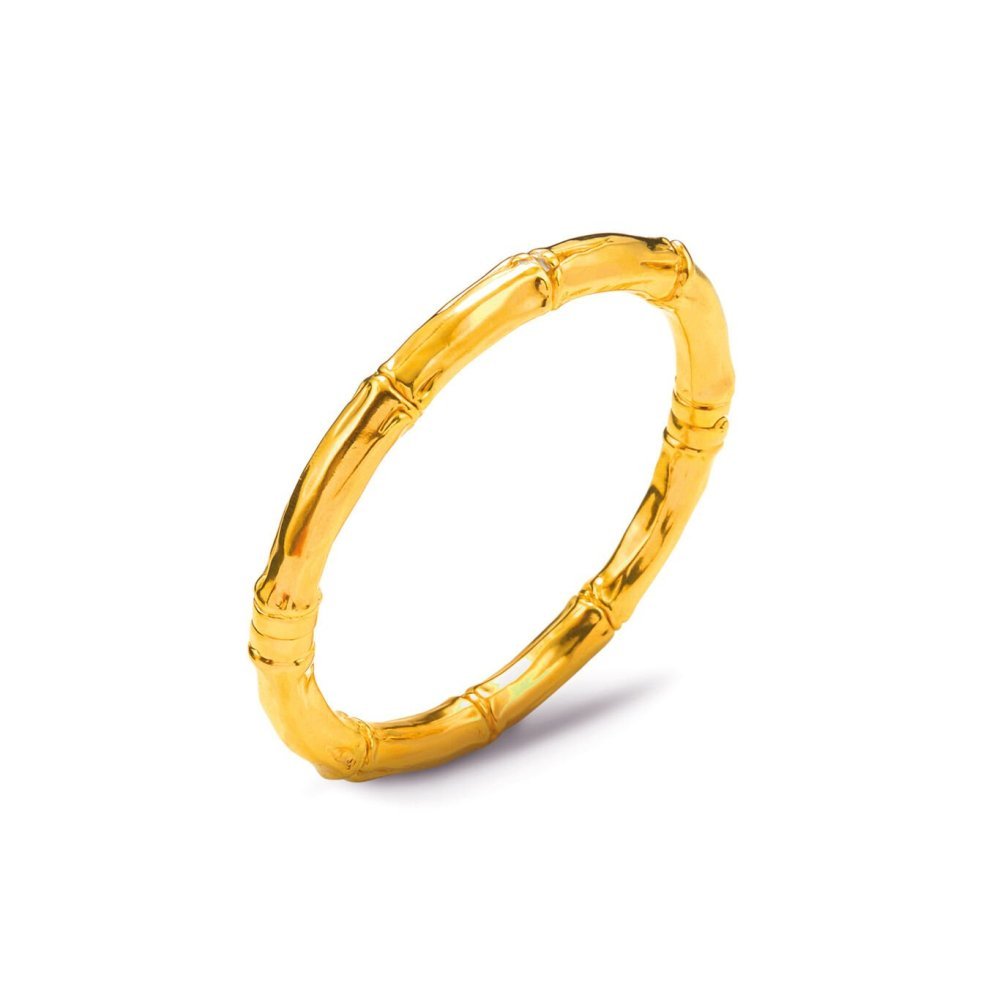 Giovanni Raspini - Bangle Bambù - Argento 925 - Oro 18 Kt