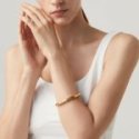 Giovanni Raspini - Bangle Bambù - Argento 925 - Oro 18 Kt