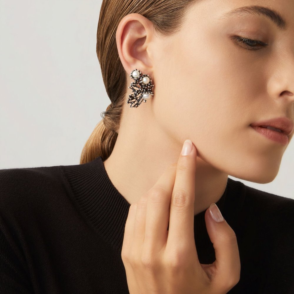 Giovanni Raspini - Orecchini Anemone - Argento 925