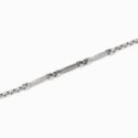 Kidult - Bracciale In Acciaio - Pvd Gunmetal - Cristalli