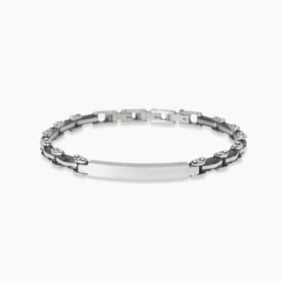Kidult - Bracciale In Acciaio - Pvd Gunmetal