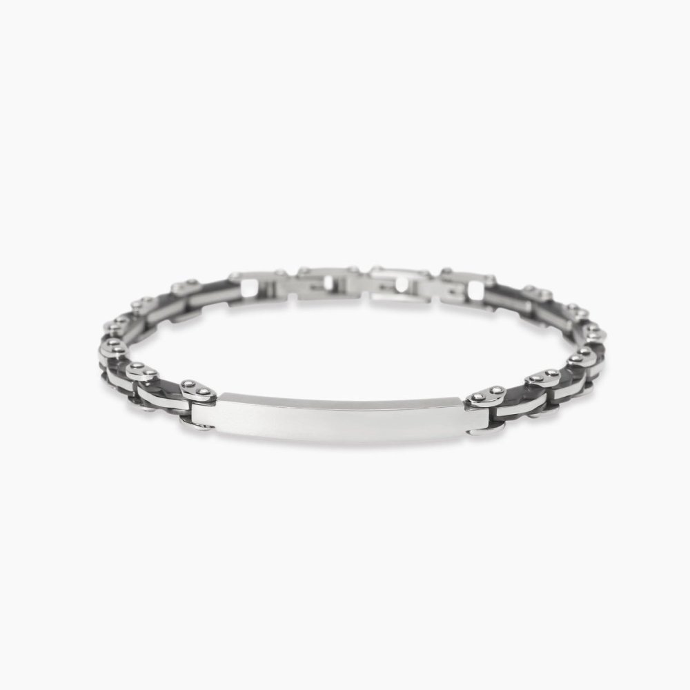 Kidult - Bracciale In Acciaio - Pvd Gunmetal