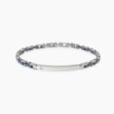 Kidult - Bracciale In Acciaio - Ceramica Blu