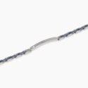 Kidult - Bracciale In Acciaio - Ceramica Blu