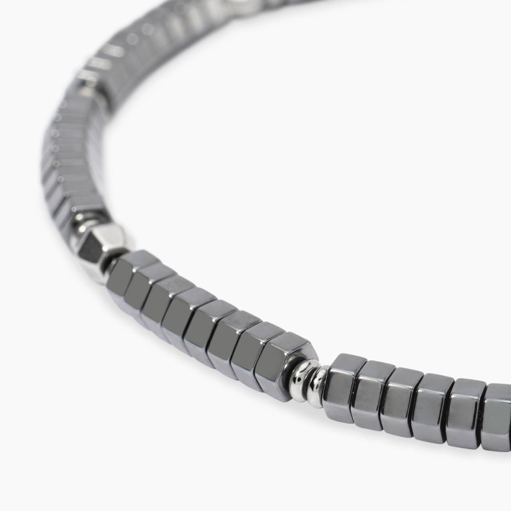 Kidult - Bracciale In Acciaio 316L - Ematite