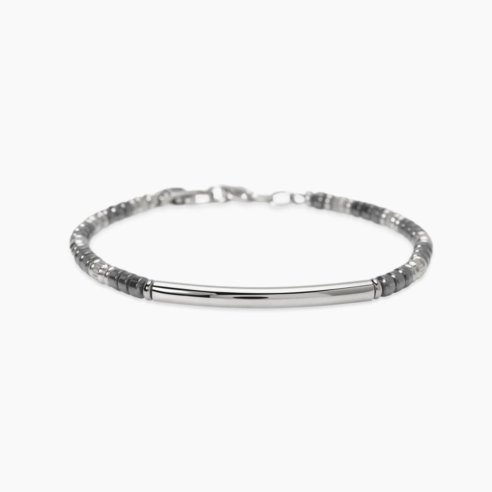 Kidult - Bracciale In Acciaio - Ematite