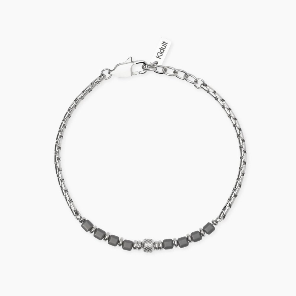 Kidult - Bracciale Ematite - Acciaio 316L