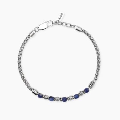 Kidult - Bracciale In Acciaio 316L - Sodalite