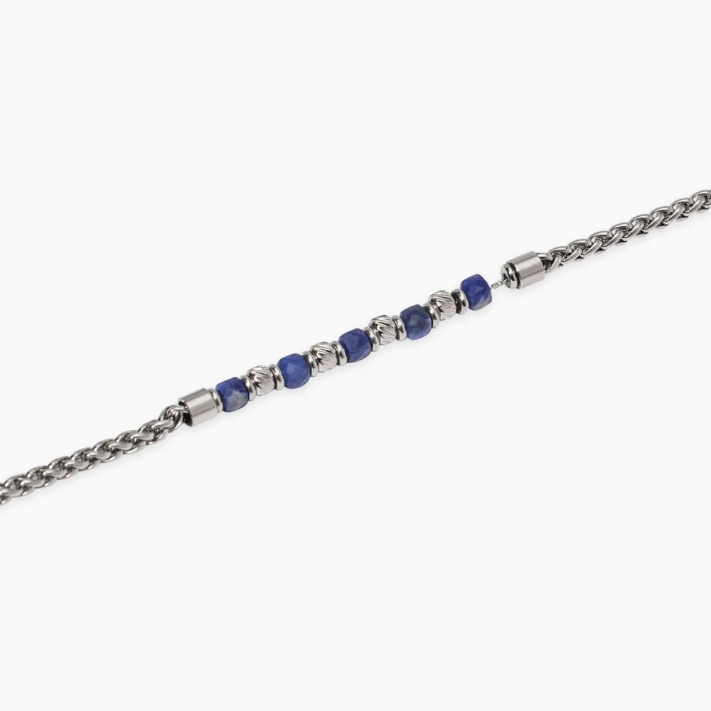 Kidult - Bracciale In Acciaio 316L - Sodalite