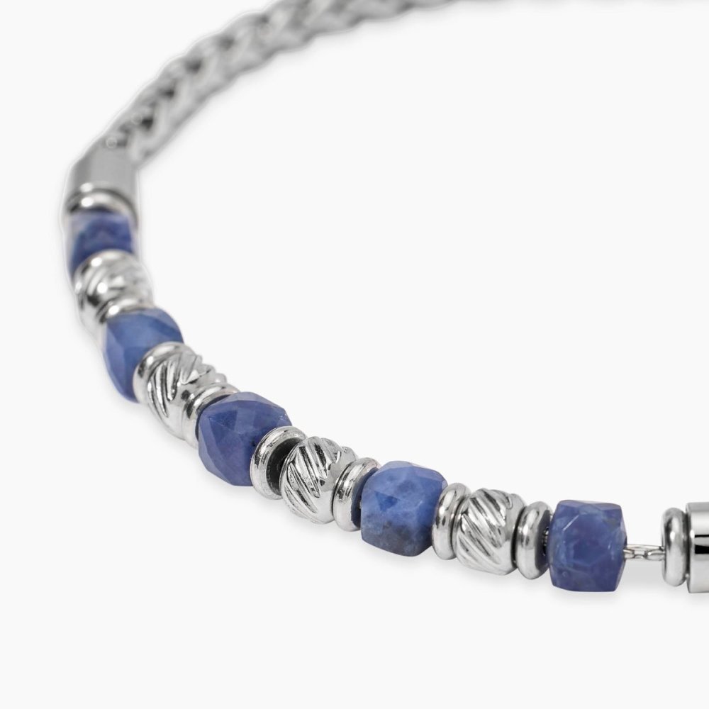Kidult - Bracciale In Acciaio 316L - Sodalite