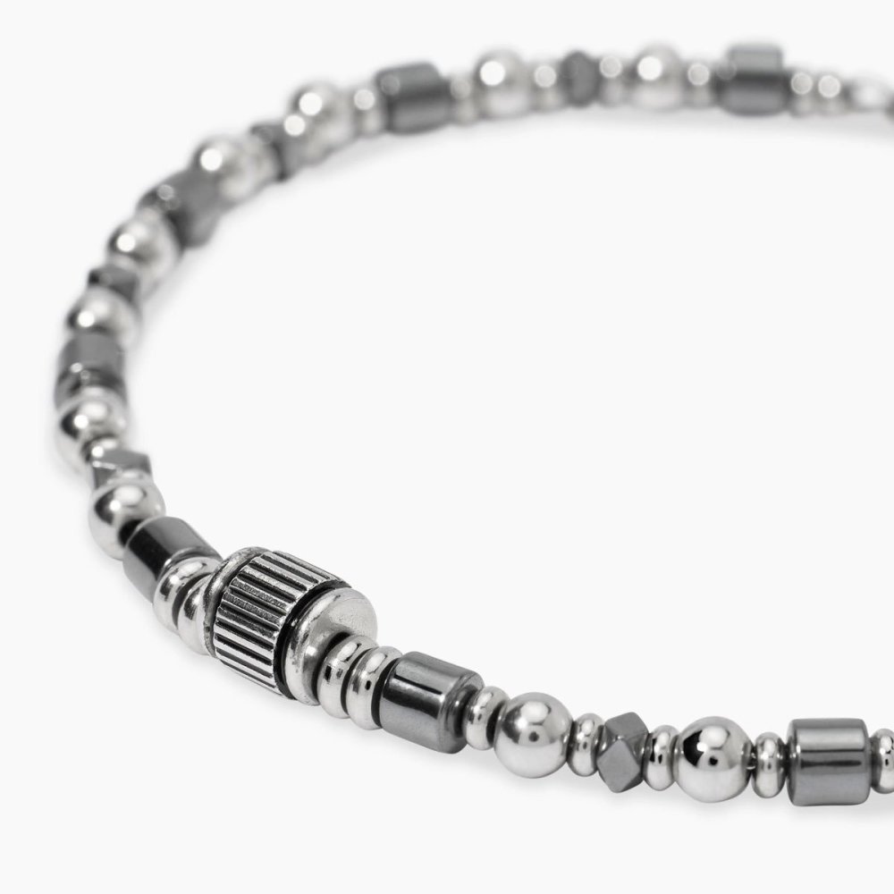 Kidult - Bracciale In Acciaio 316L - Ematite