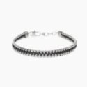 Kidult - Bracciale In Acciaio 316L - Nylon - Pelle