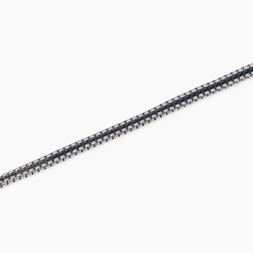 Kidult - Bracciale In Acciaio - Nylon - Pelle
